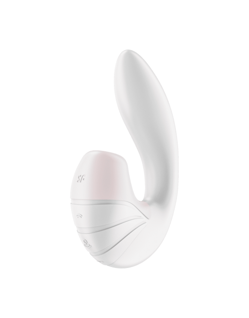 Stimulateur clitoridien et Vibromasseur point G Satisfyer Supernova - Blanc