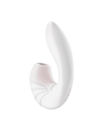 Stimulateur clitoridien et Vibromasseur point G Satisfyer Supernova - Blanc