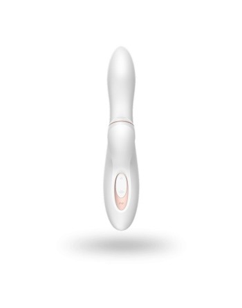 Stimulateur vibromasseur Satisfyer Pro G-Spot Rabbit - Blanc et Or rose