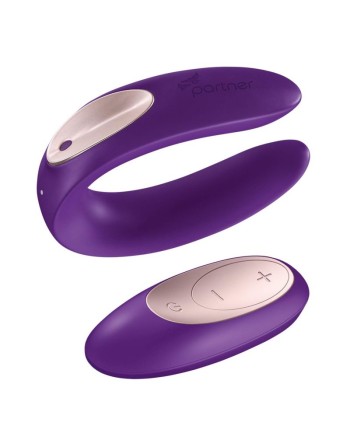 Stimulateur pour couple Satisfyer Double Plus Remote - Violet