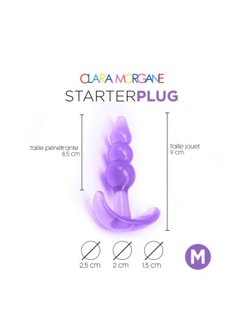 Starter plug Clara Morgane - Mauve M