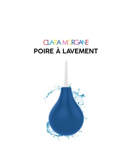 Poire à lavement Clara Morgane - Bleue