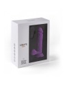 VIBROMASSEUR RÉALISTE R12 14.4CM AVEC TÉLÉCOMMANDE VIOLET