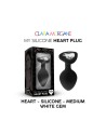 My Silicone Heart Plug - Noir