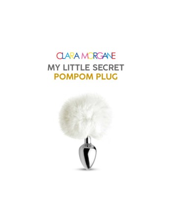 My little secret pompom plug - blanc