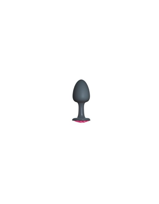 Plug Anal Bijou Geisha Ruby M - Noir et Rose