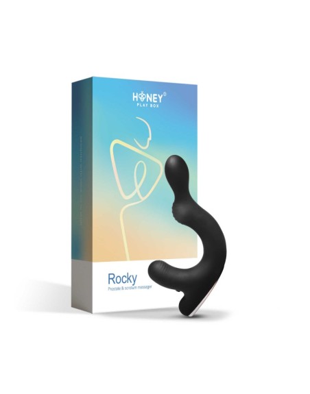 Rocky - vibromasseur pour la prostate et le scrotum - Noir