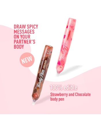 Présentoir stylos comestibles Fraise et Chocolat