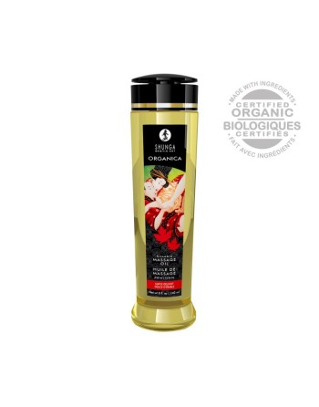 Huile de massage organique - Délice d'érable - 240 ml