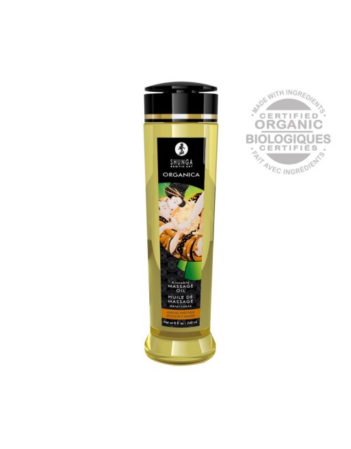 Huile de massage organique - Douceur d'amande - 240 ml