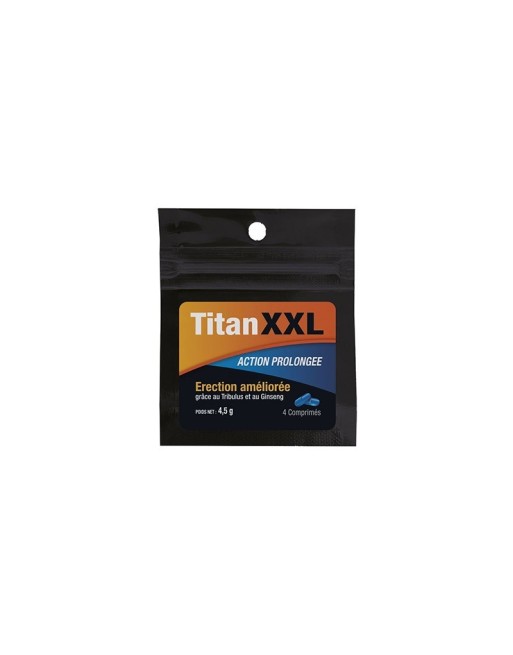 Titan XXL Homme - 4 comprimés