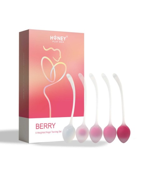 Berry - Set de 5 Boules de geisha - Rose