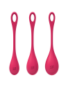 Boules de Geisha Satisfyer Yoni Power 1 - Set de 3 - Rouge