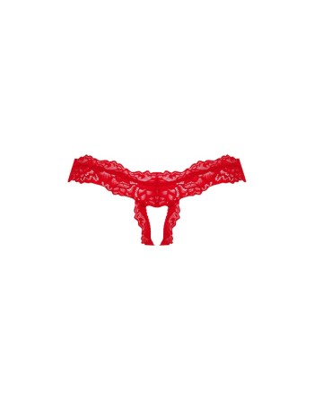 Amor Cherris string ouvert - Rouge