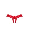 Amor Cherris string ouvert - Rouge