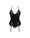 Viranes corset et string - Noir