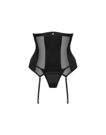 Chic Amoria corset et string - Noir