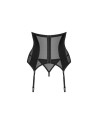 Chic Amoria corset et string - Noir