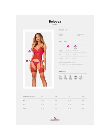 Belovya corset Rouge