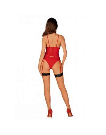 Diyosa Corset et culotte - Rouge