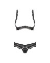 Luvae Ensemble ouvert 2 pcs  - Noir