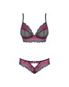 Tulia Ensemble 2 pcs - Noir et Fuchsia