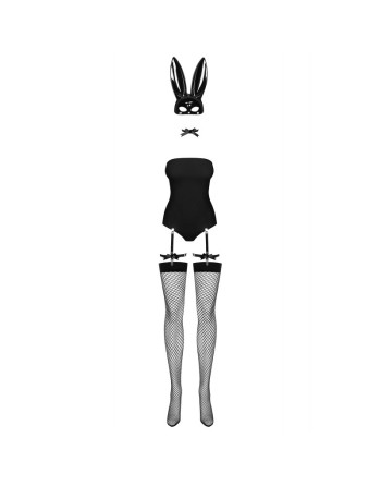 Bunny Costume 4 pcs - Noir