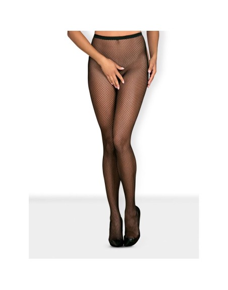 S233 Collants ouverts - Noir