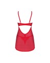 Chilisa babydoll et string - Rouge