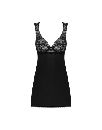 Donna Dream babydoll et String - Noire