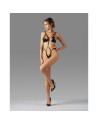 Dame controle body ouvert - Noir