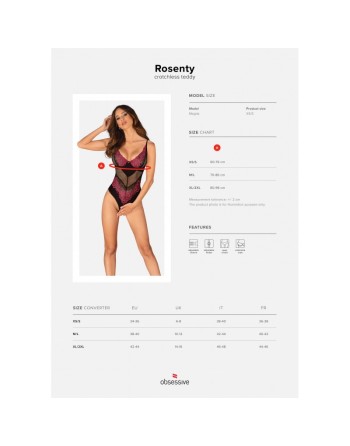 Rosenty body ouvert- Noir