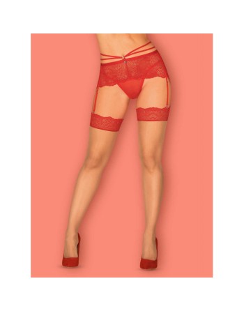 Loventy stockings - Rouge