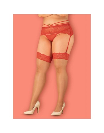 Loventy stockings - Rouge