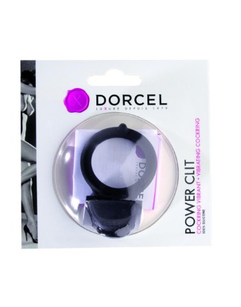 Cockring Vibrant Dorcel Power Clit - Noir