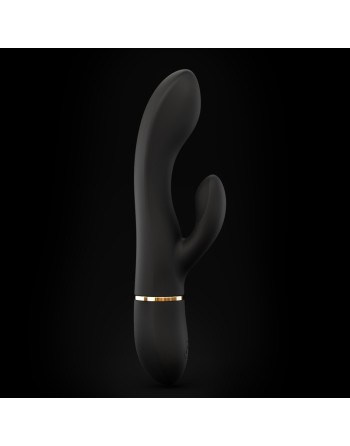 Vibromasseur Dorcel Glam Rabbit 21.8 cm - Noir et Or