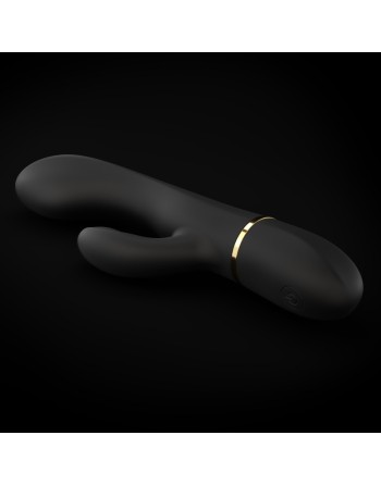 Vibromasseur Dorcel Glam Rabbit 21.8 cm - Noir et Or