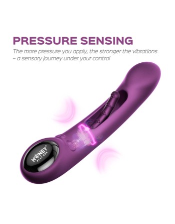 Tempo vibromasseur G-spot avec capteurs de pression et application