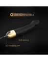 Vibromasseur Real Vibration M 22 cm 2.0 - Noir et Or