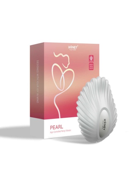 Pearl Blanc - Vibromasseur magnétique contrôlé par application